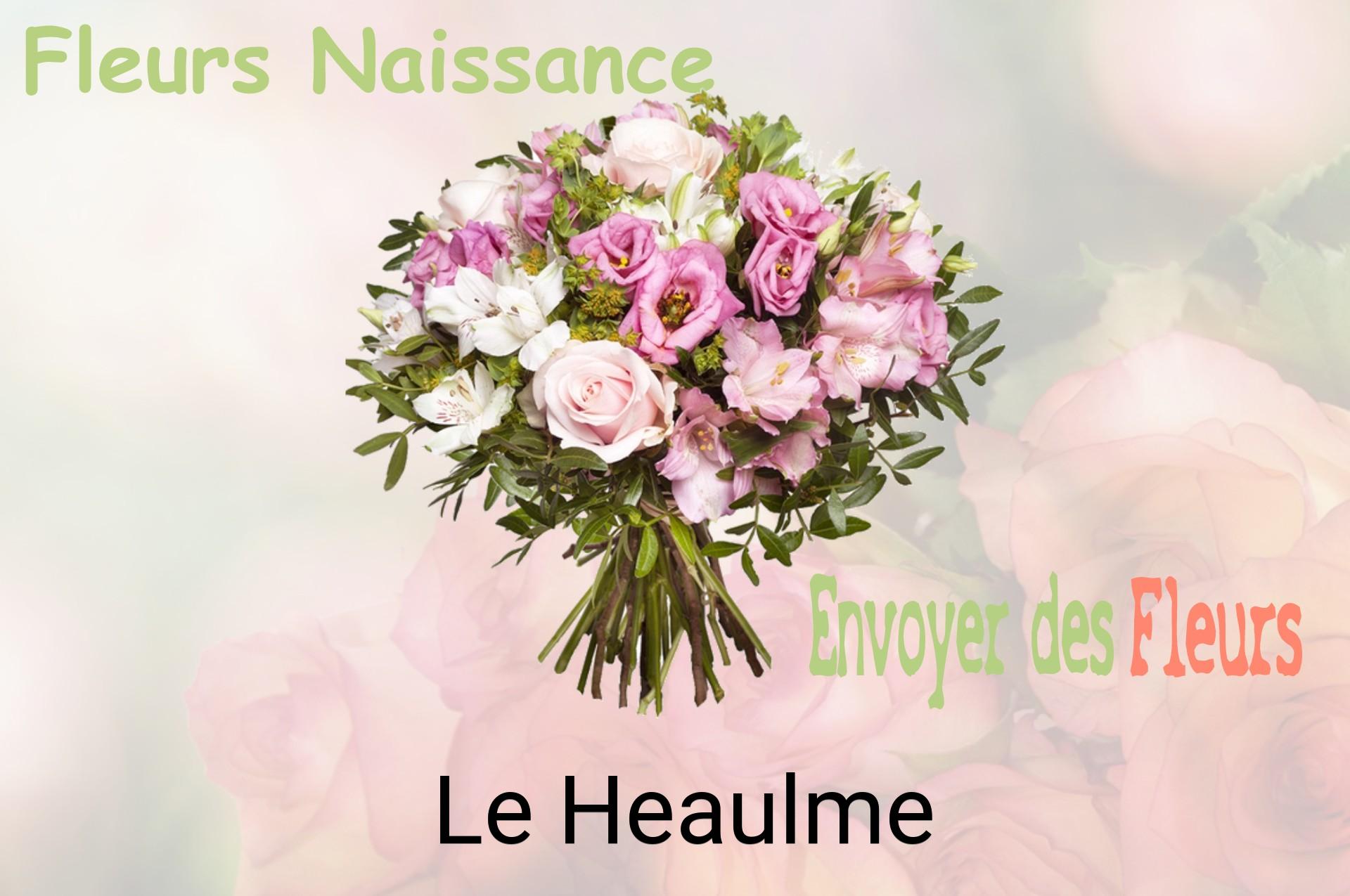 Bouquet de fleurs de naissance livré à Le Heaulme